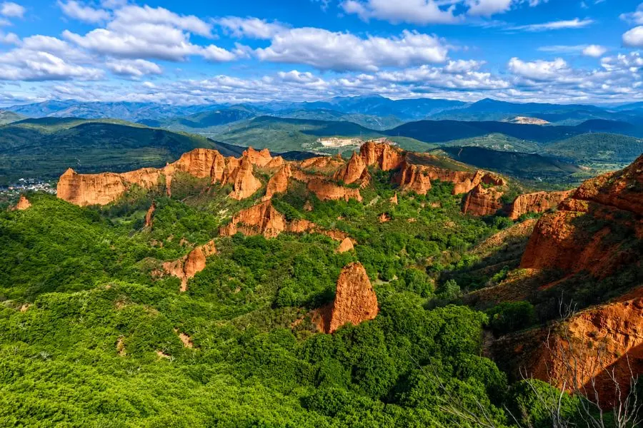 El mirador de Orellán en Las Médulas